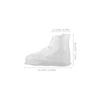 1Pair Waterproof Disposable Shoe Covers Unisex Durable PVC Anti Slip for Hiking Camping Fishing Outdoor Rain Protection