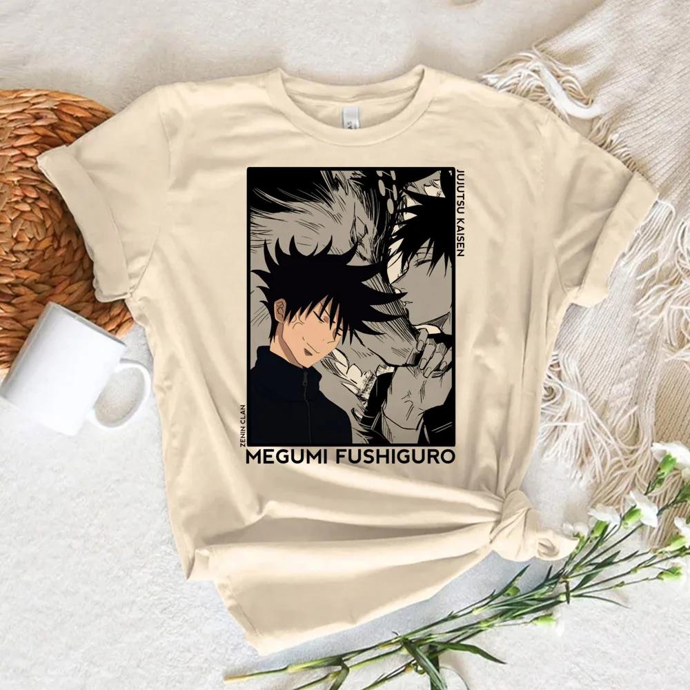 Toji Fushiguro Jujutsu Kaisen Gojo Tshirt Women Manga Designer Tshirt Girl 2000s Clothing T-shirt