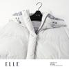ELLE Women's 90% Duck Down Loose Hooded Puffer Jacket