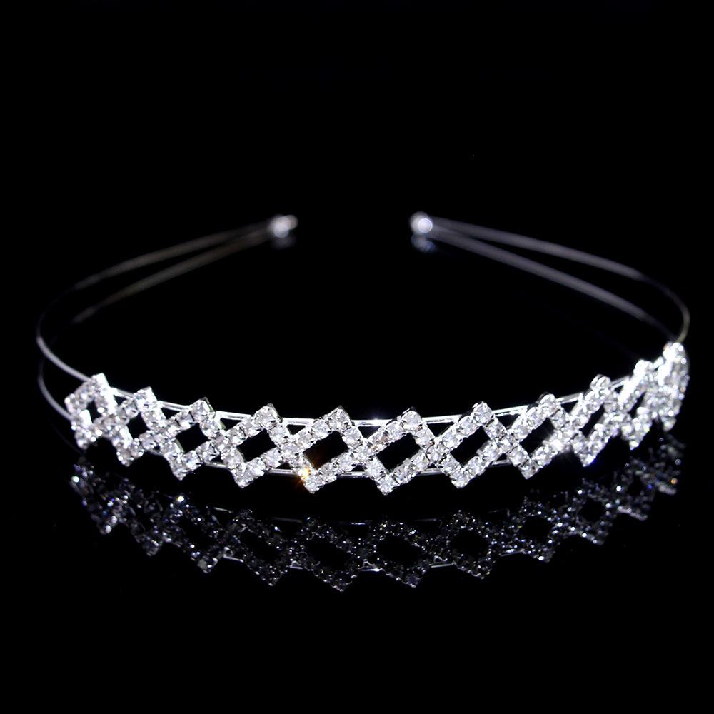 Fashion Multi-Layer Pearl Headband Women'S High-End Claw Chain Exquisite Rhinestone Love Accessories Bridal Hair Accessories