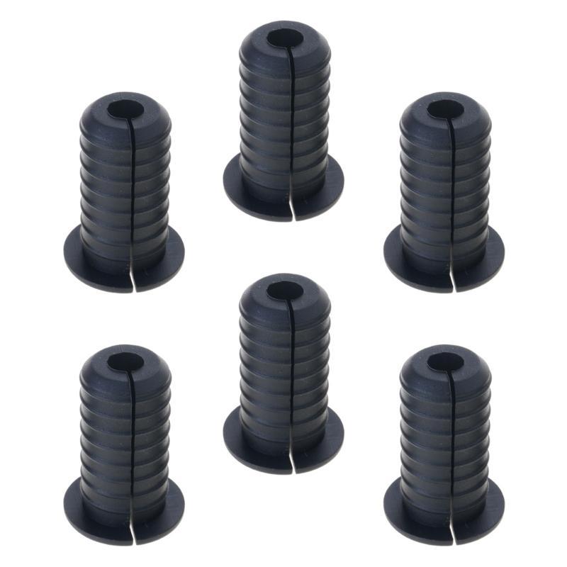 MXLA 6Pcs Rubber Cable Routing Protective Sleeve Wall Grommets for Cables