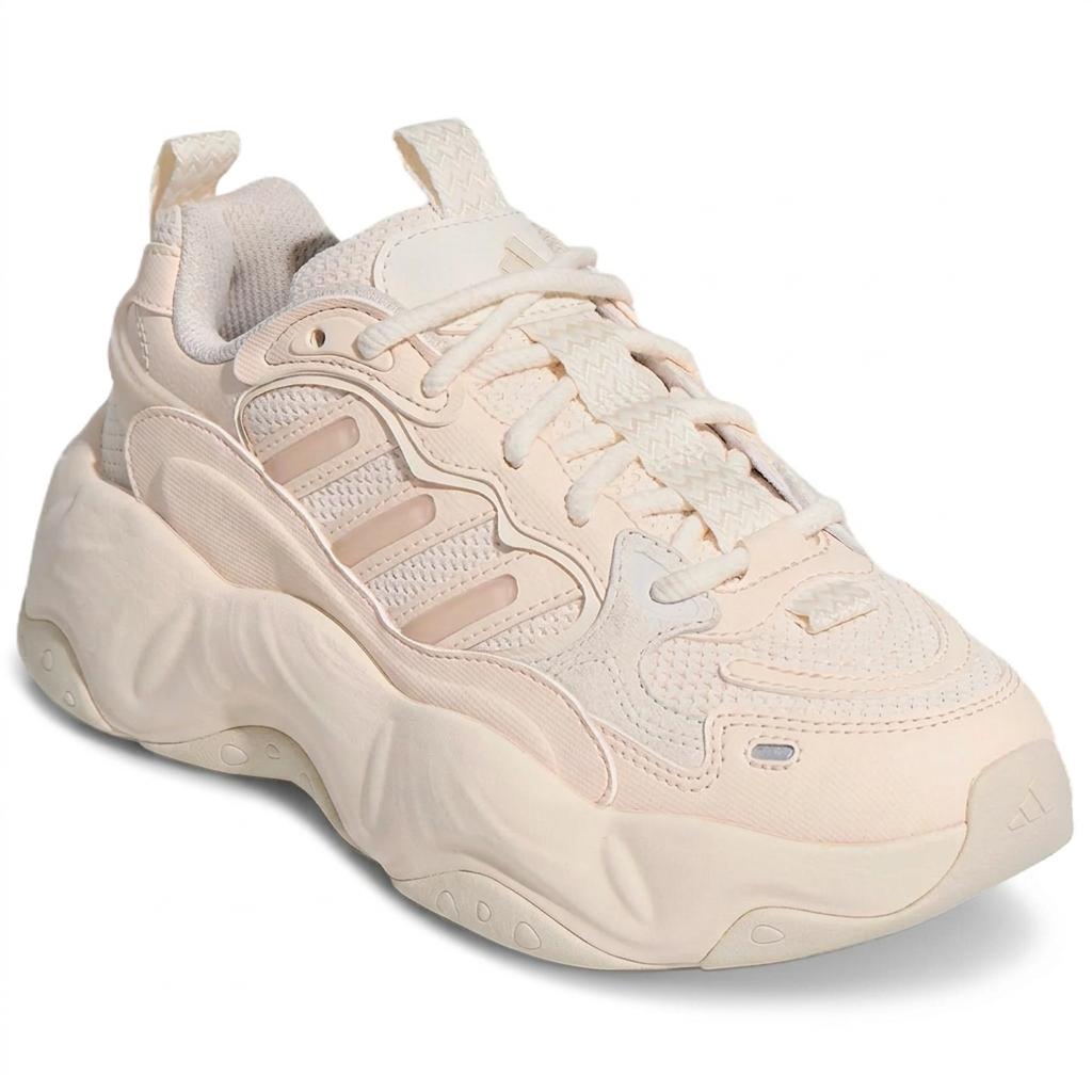 Women's Sneakers Adidas Vallina Chunky Sneakers Women's Low-top Jade White/White/Bauxite Brown