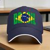 Brazil Flag Brasil Souvenirs Brazilian Fans Casual Baseball Cap Summer  Trucker Hat Sun Visor Hiking Fishing Hip Hop Hats