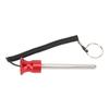 Gym Weight Stack Pin with Lanyard Enhanced Security Selector Lock Pin Gym Accessory for Workout Fitness Exercise Red 8mm 80mm