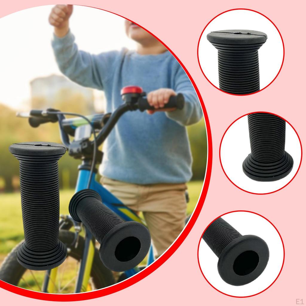 2 Pack Bike Handlebar Grips Kids Grip Pads Anti-Slip Shock Absorbing TPE for Boys Girls Bikes