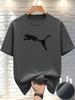 Letnia Moda Lis Pantera Nadruk 3D Koszulka Luksusowa Wysokiej Jakości Męska Góra z Okrągłym Dekoltem Codzienny Trend Bluza Fitness