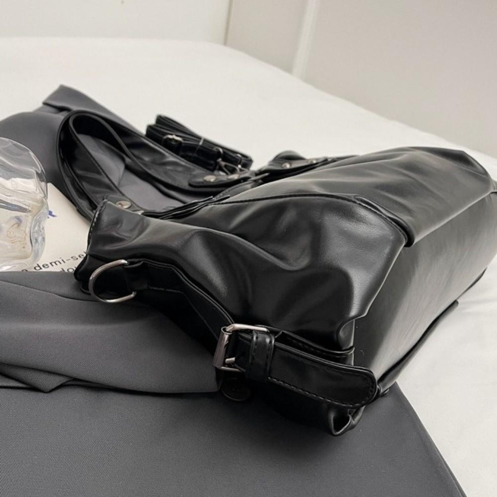 Large Capacity Handbag Zipper Closure Tote Bag Vintage Hobo Bag Work Commute