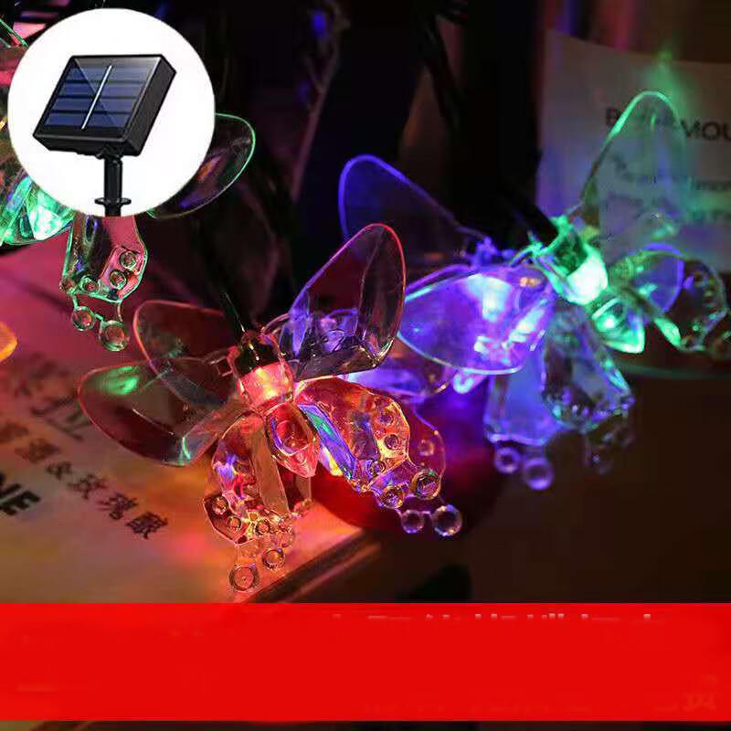 Luces de Cadena LED de Mariposa para Exteriores