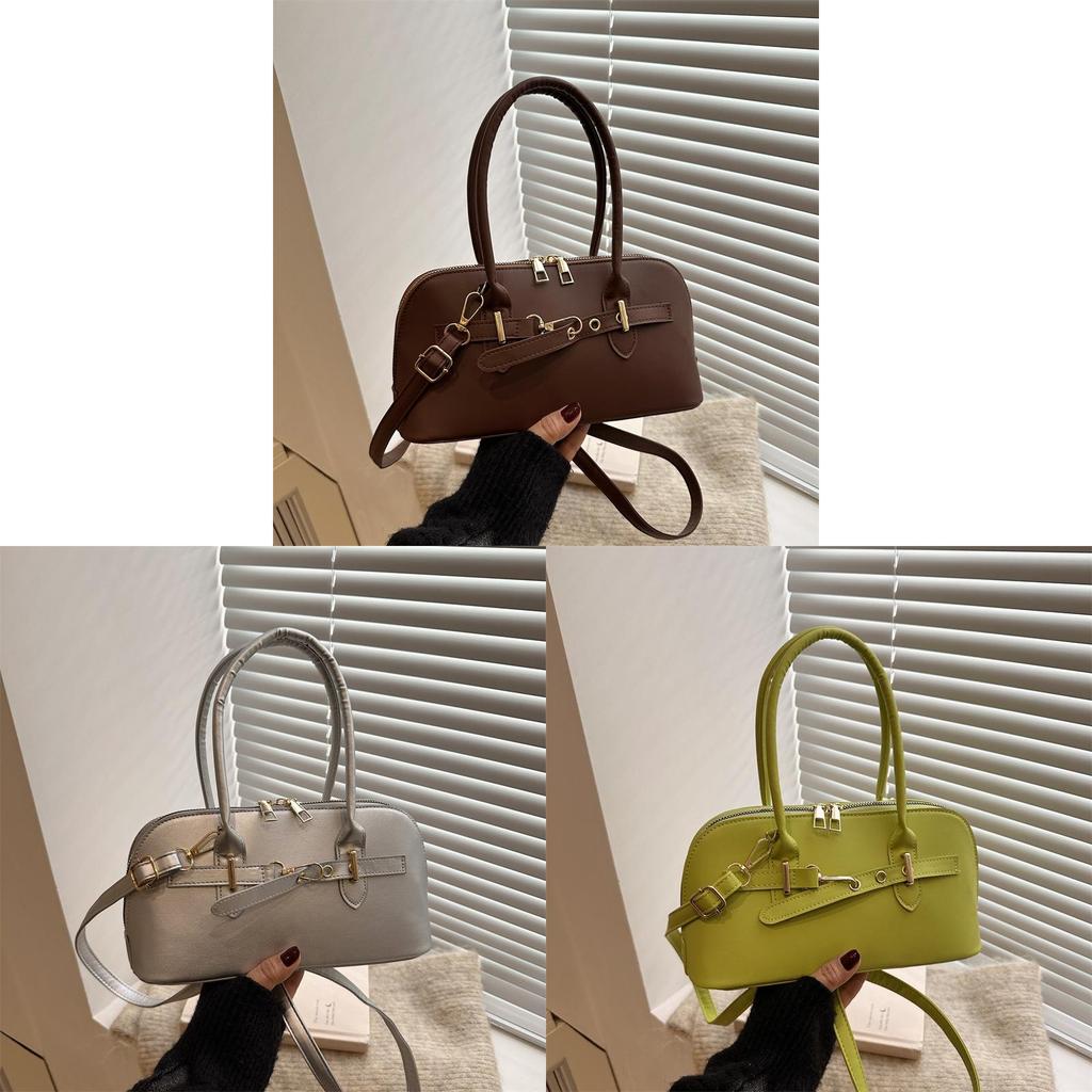 Retro Small Crossbody Bag For Women With Spliced Fabric And Zipper Closure For Daily Use