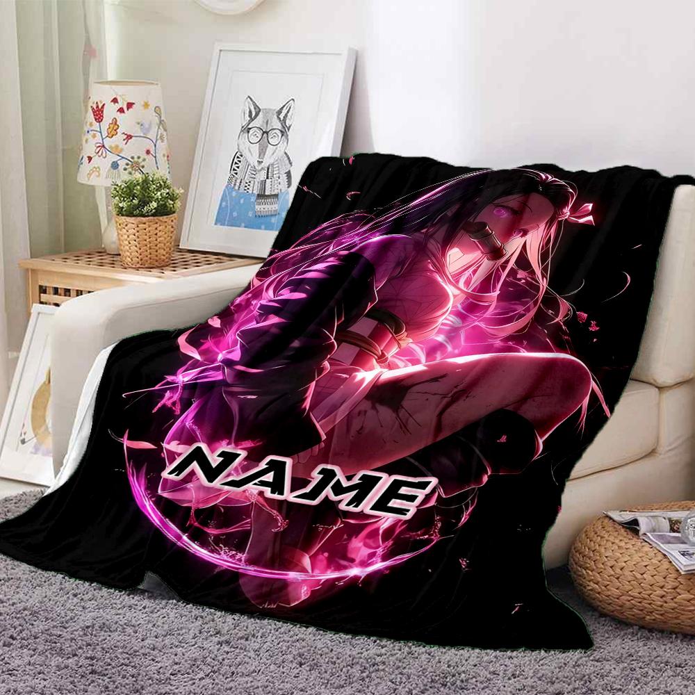 Custom 1pc Neon Energy Whisperer Blanket, Soft And Comfortable Blanket, Casual Warm, Camping Travel Blanket, Birthday Gift Q91229