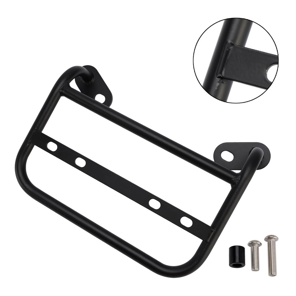 Luggage Rack Side Saddle Bag Mount Bracket Black Steel For Bmw R12 2024-2025