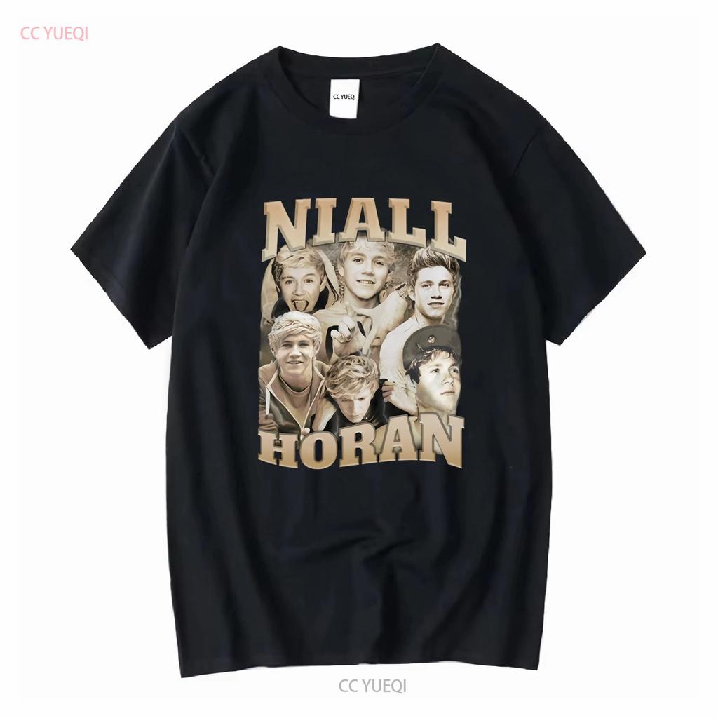 Style Niall Horan T Shirt Classic Black Unisex S 5xl Y489 Long Or Short Sleeves Vintage Washed Stylish Graphic Soft Casual Unisex