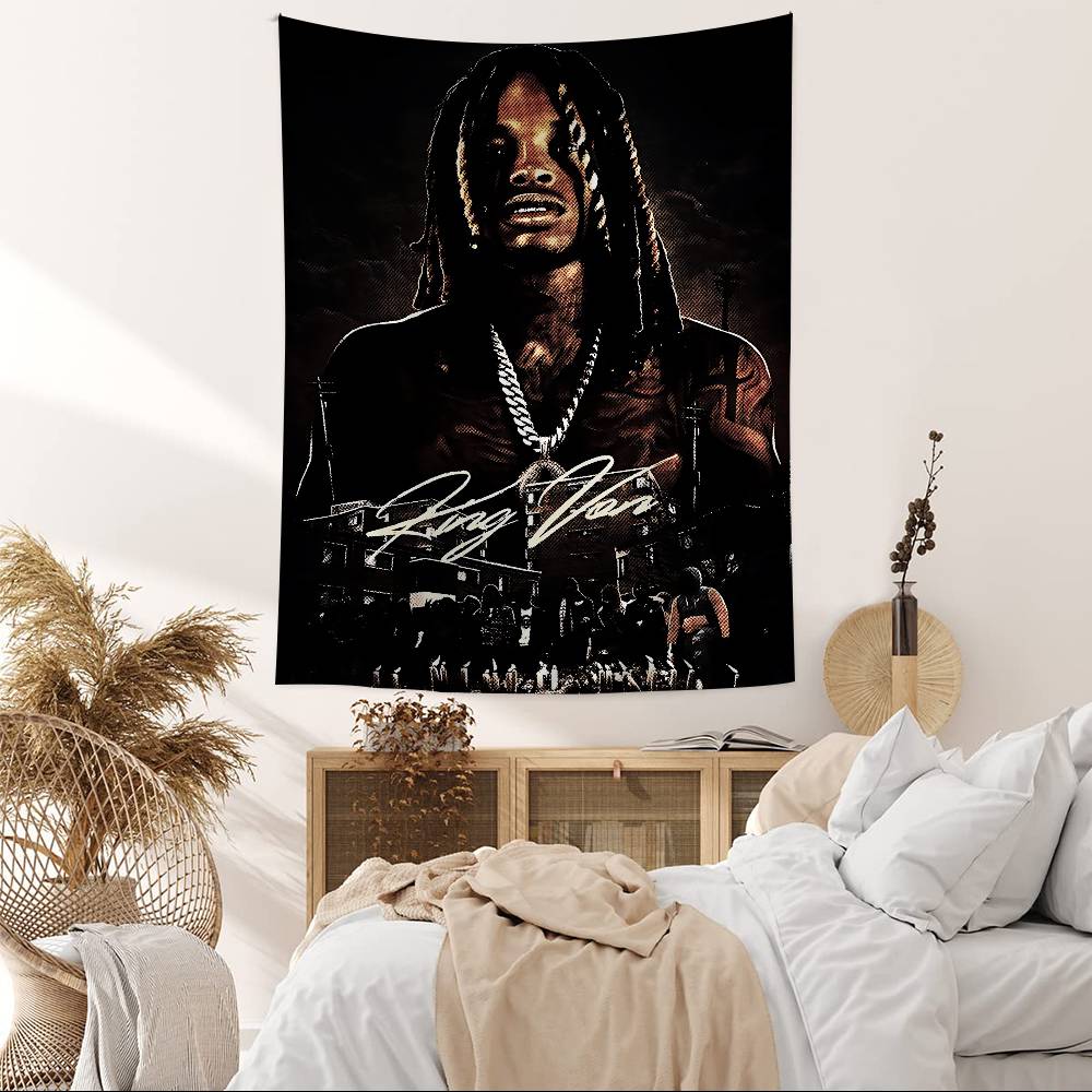 Kking Rapper Von Printed Large Wall Tapestry Indian Buddha Wall Decoration Witchcraft Bohemian Hippie Wall Art Decor