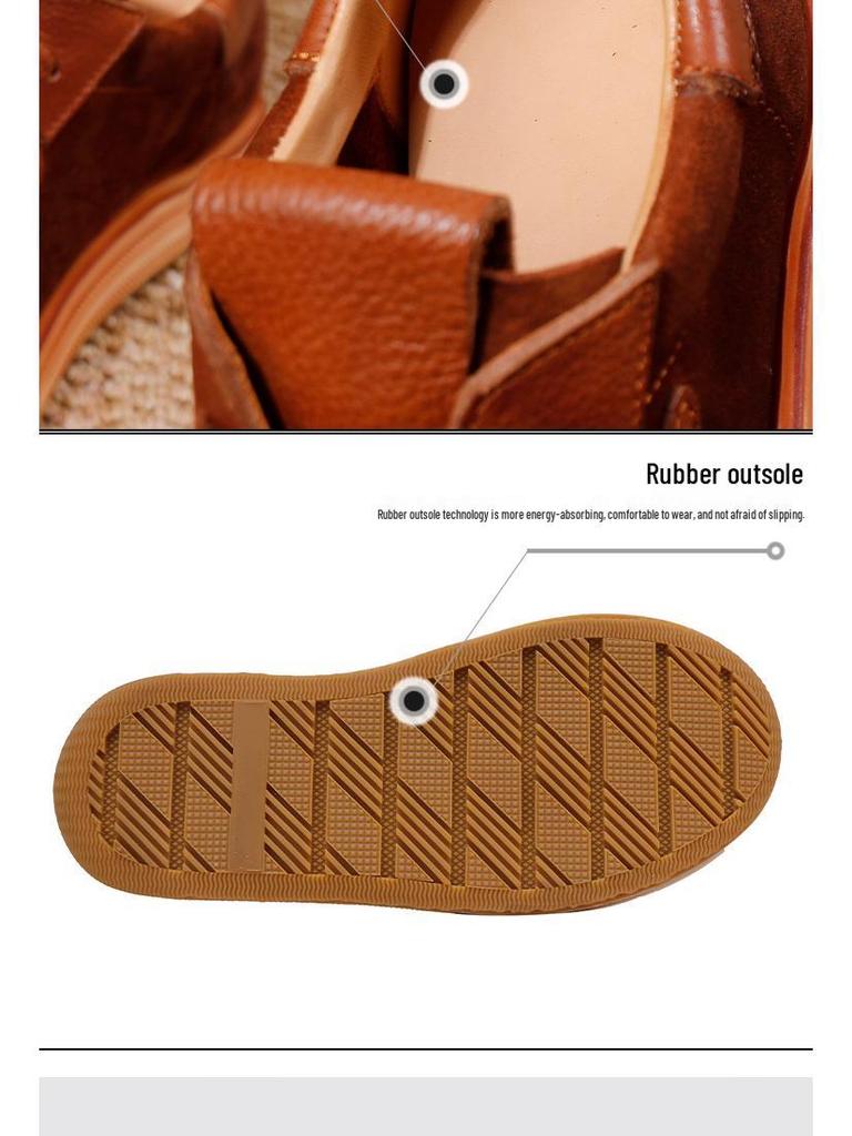 Four Seasons Damen Herbst 2025 Echtleder Schnür-Skateschuhe