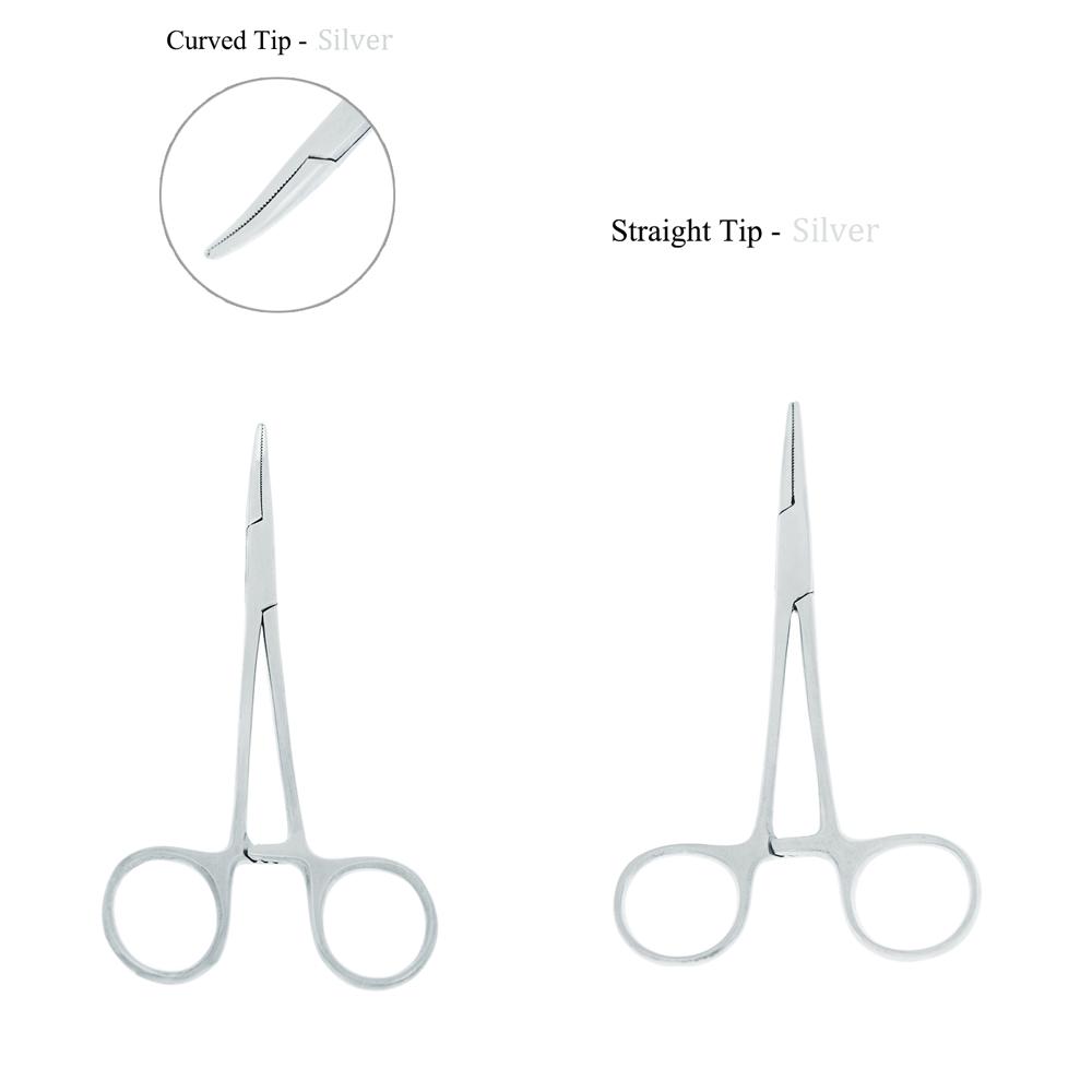 Animals Straight Trauma Hemostat  Stainless Clamp Color Grooming Veterinary Tools Suitable for Surgical Wound Cleaning
