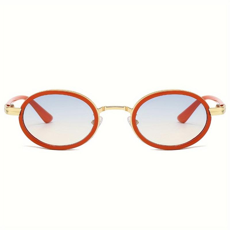 Неполяризованные шикарные овальные модные солнцезащитные очки для женщин и мужчин - — фото 17