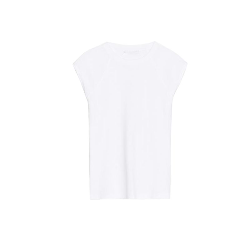 Summer New Product Women's Clothes American Retro Style Washing Effect Cotton round Neck Short Sleeve Simple T-shirt 2335152