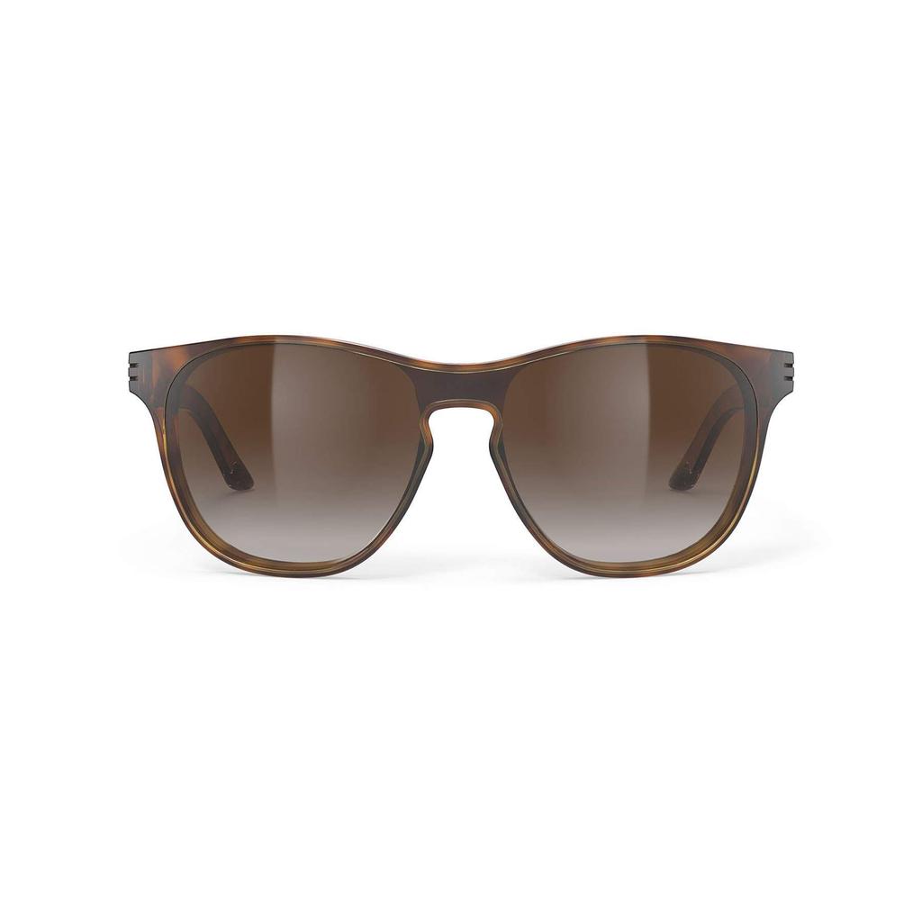 Sports Sunglasses SOUNDSHIELD Demitrurtle Deg [Rudy Project] Gloss/Brown SP733650-0000
