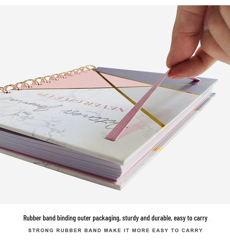 A5 Hardcover Fitness Planner: Cross-Border Sport & Wellness Journal for Daily & Weekly Tracking