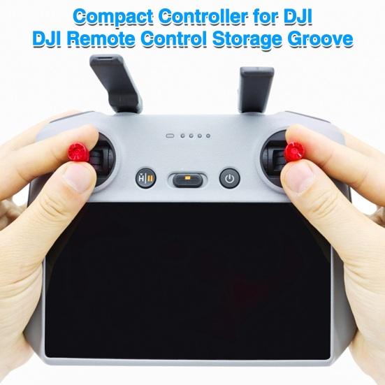 1 Pair RC Thumb Rocker Toothed Texture Non-slip Sensitive Control Compact Removable Joysticks Replacement Red/Multicolor Controller Joysticks Drone
