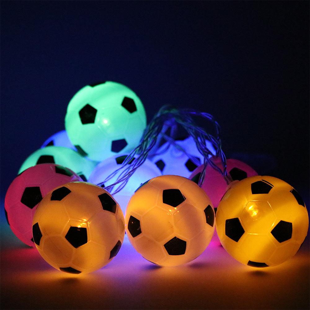 10LEDs Birthday Bedroom Party Football Wedding Home Decoration String Light Wire Lamp Fairy Light
