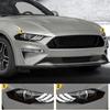 2 Stück Scheinwerfer Seite RAUCH Überlager Tönung Aufkleber Vinyl Für Ford Mustang 2019-2023