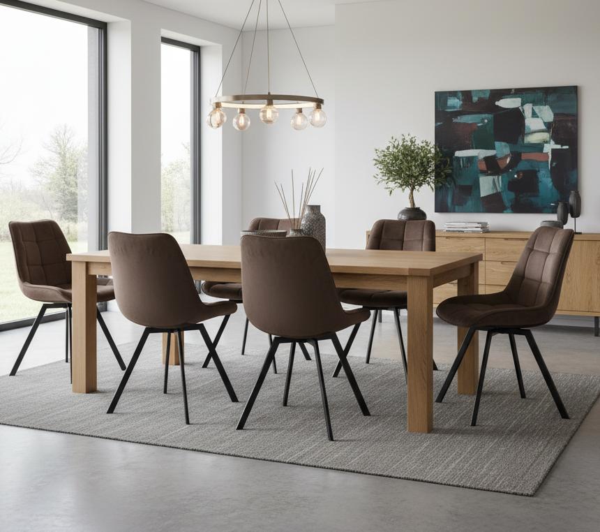 LUMO Upholstered Chair, Gray Fabric