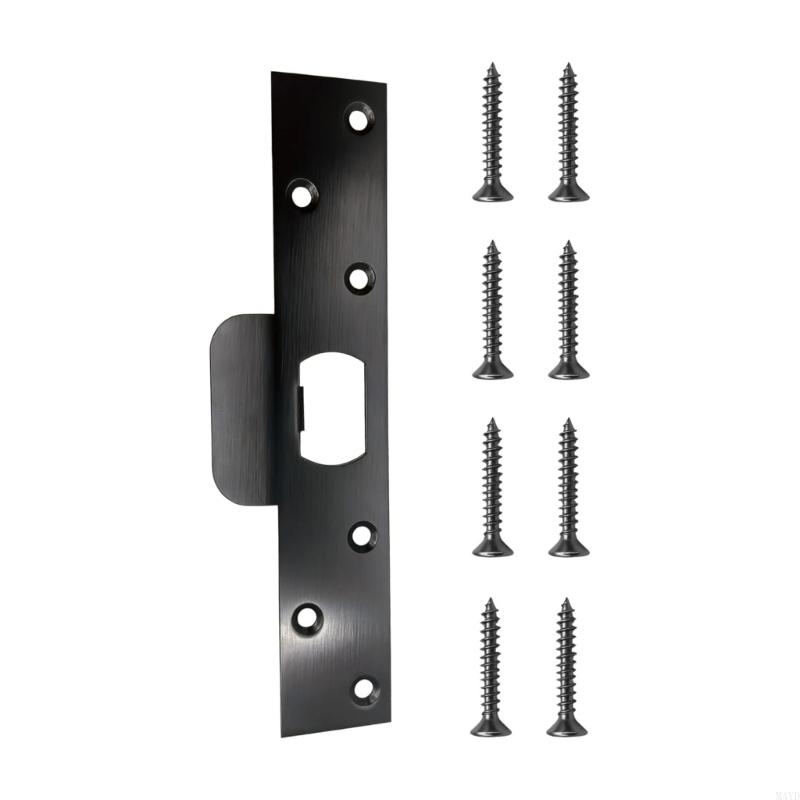 Door Strikes Plate Security Device Combo Latches Deadbolts Strong Durability Easyly Install Door Strikes Plate M4YD