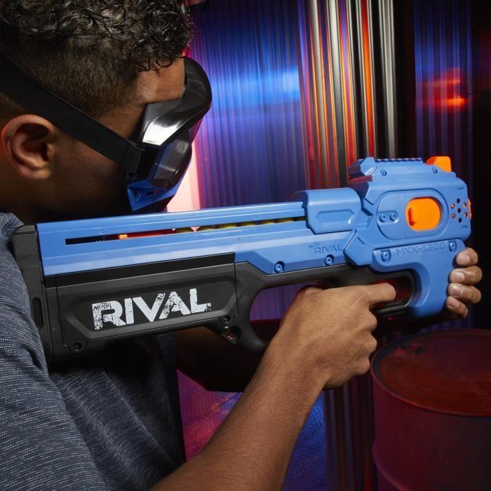 Nerf Rival Charger MXX-1200 bleu et Billes en Mousse Nerf Rival Officielles