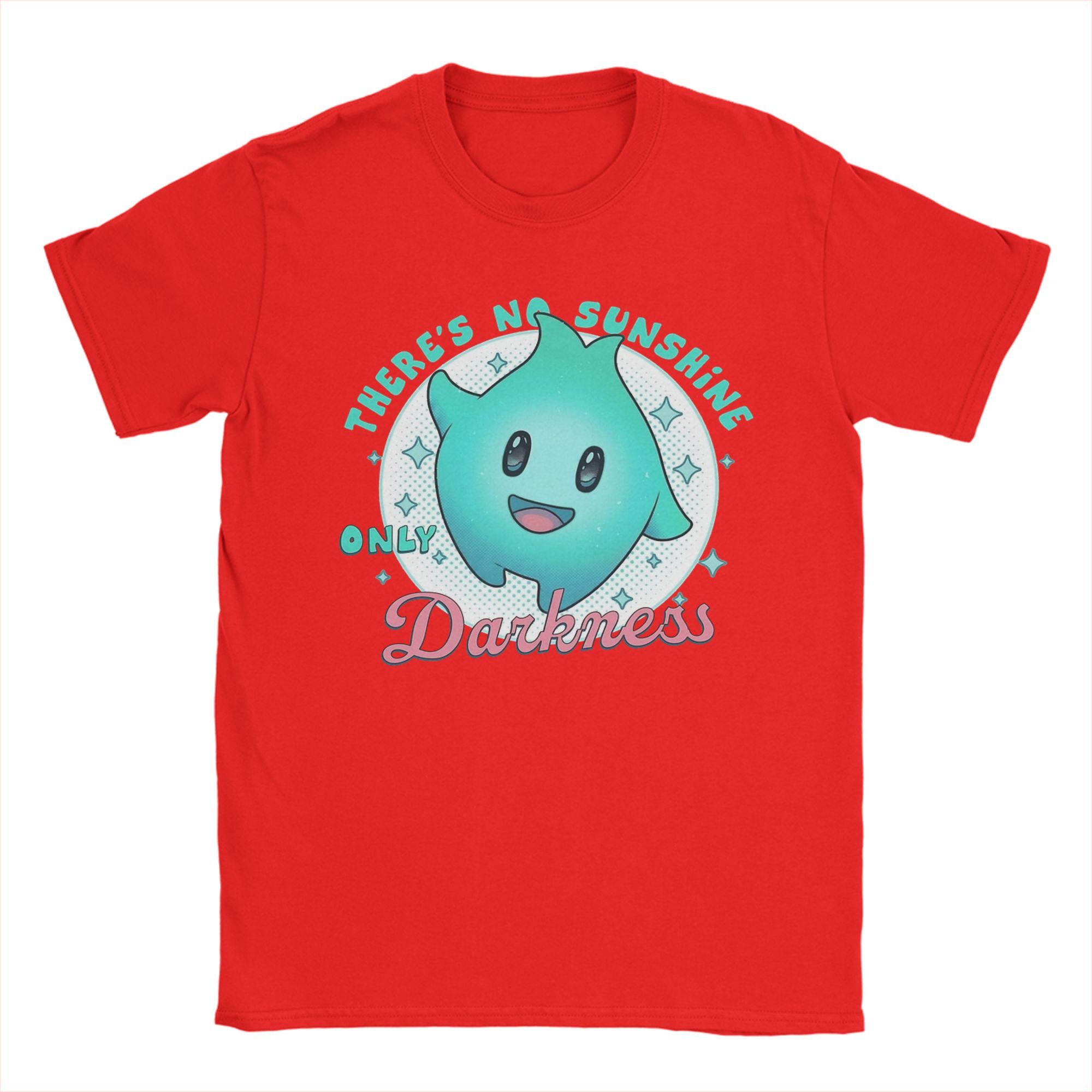 Unisex Women Theres No Sunshine Only Darkness Lumalee T Shirts Marios Cotton Clothes Short Sleeve Tee Shirt Plus Size TShirts S