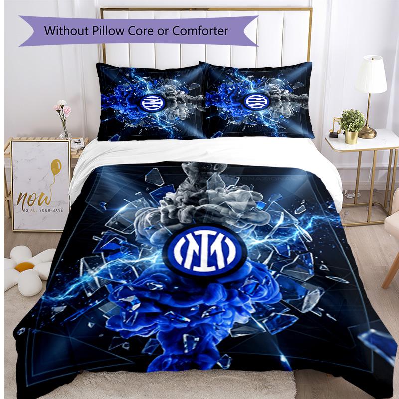 Borussia Dortmund Pattern Printed 3PCS Bedding Set Soft Skin-Friendly Washable Duvet Cover & Pillowcases Set All Season Bedroom