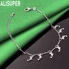 925 Sterling Silber Süßes und Vielseitiges Delfin Dünnes Armband - Bankett Geschenk Schmuck