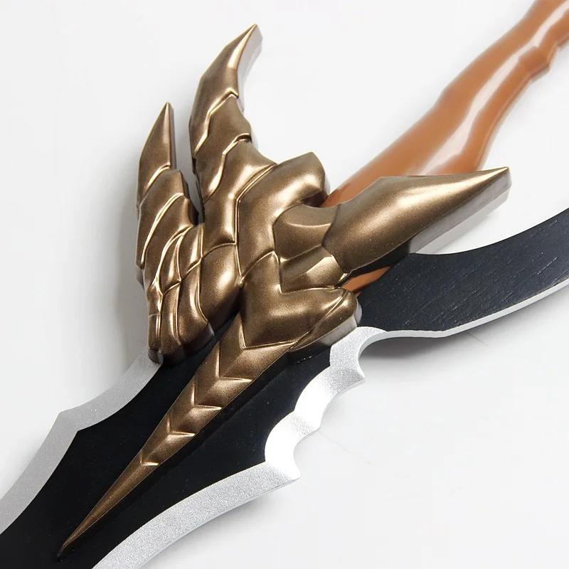 61cm Solo Leveling Katana Mizushino Shun Knife Sword Anime Cosplay Prop Wooden Blade Real Japanese Katana Samurai Sabre Kid Toy