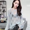 Hollow Korean Edition Sweater for Women Loose and Versatile Thin Outer Knitted Top