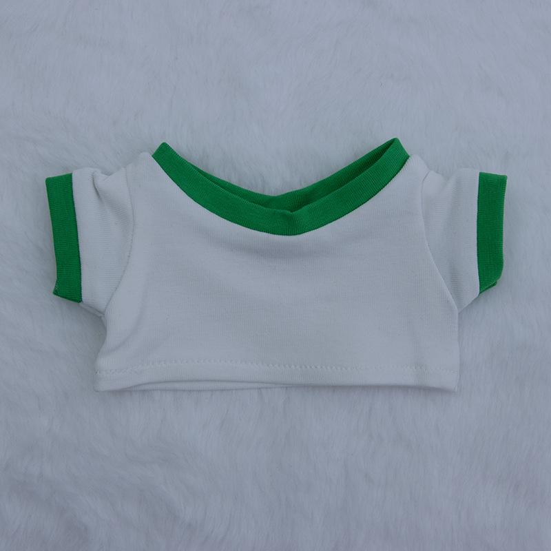 Versatile Color Block T-shirt for 10-20cm Cotton Doll Plush Toys