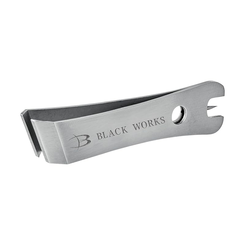 

Gamakatsu Line cutter & needle (slanted blade) (BLACK) WORKS) GM2613 Silver (BLACK)