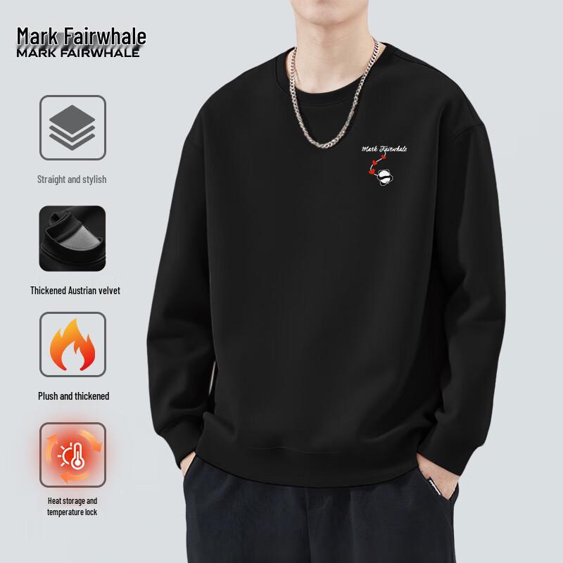 Mark Fairwhale Men's Fleece-Lined Crewneck Sweatshirt