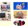30 Pcs 2 Inch 10 Different Random Colors Chip Clips, PVC Coating High Elasticity Strength Clothes P, Food Clips and Bag Clips