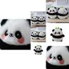 Adorable Plush Panda Keychain Cute Bear Toy With Soft Pearl Velvet Stuffing