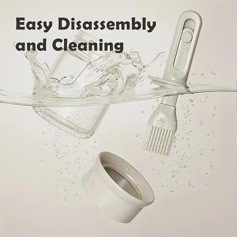 2-in-1 Silicone Basting Brush with Oil Bottle Kitchen Food Grade BBQ Pastry Brush Heat Resistant Cooking Tools