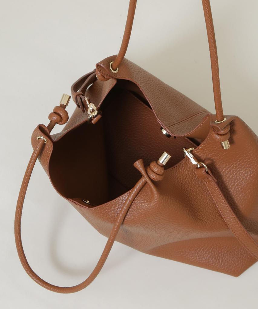 Nano Universe Knot Handle Big Tote Bag, Women's, F 050, Brown, 669-6132303