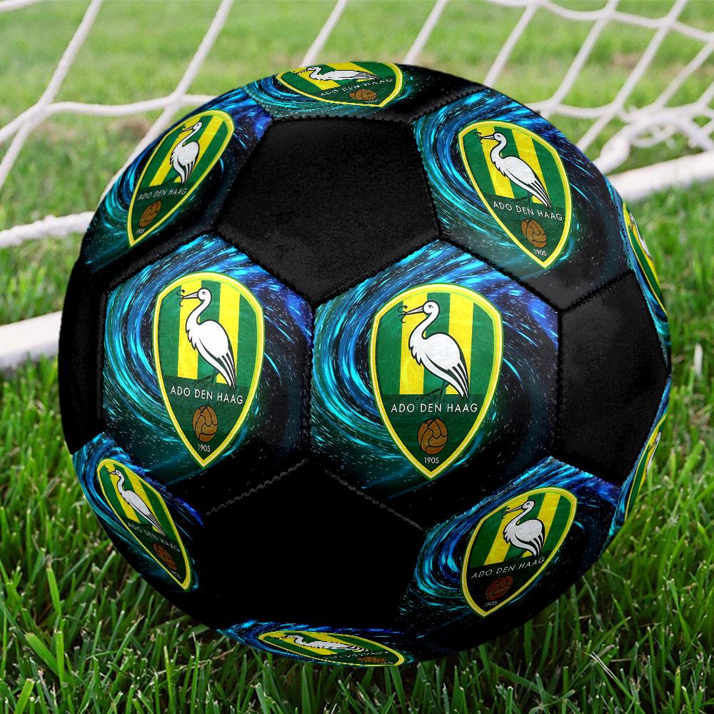 1pc ADO Den Haag Soccer Ball Size 5 Indoor Soccer Ball Fashion Colorful Backyard Game - Great For Sports Fans Gift HE6
