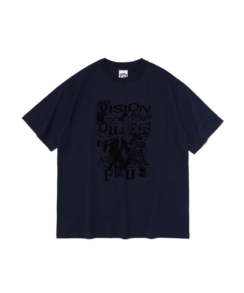 OTHERFITS No-Vision Short Sleeve T-Shirt (Navy)