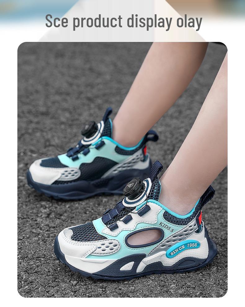 Sommer-Mesh-Laufschuhe für Mädchen - Atmungsaktives Freizeitsport-Schuhwerk für Kinder