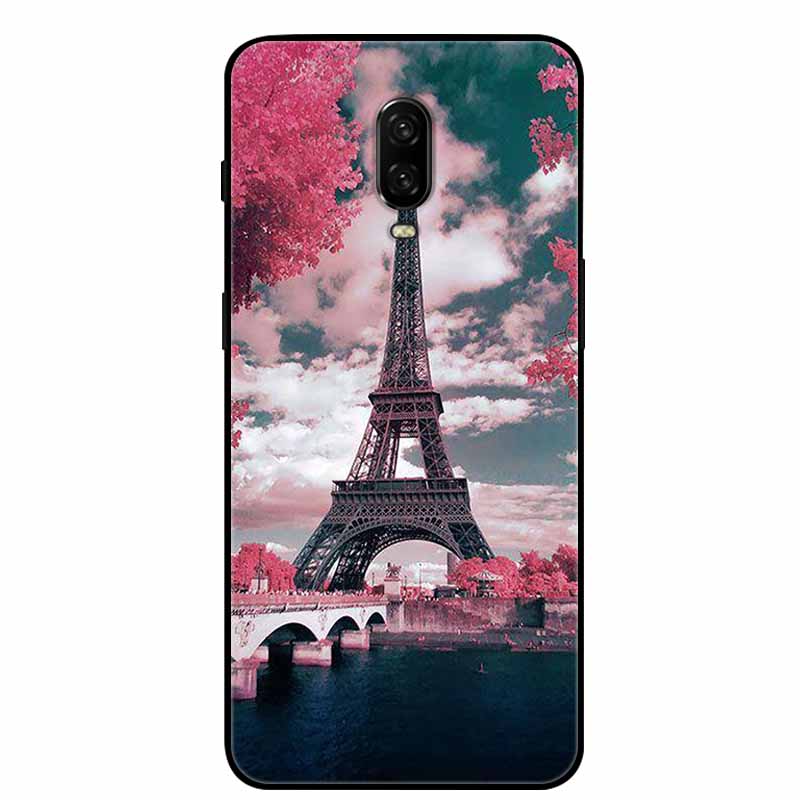 For Oneplus 6T Case Silicone Lovely TPU Soft Phone Cover for One Plus 6 6T Protective Back Shells oneplus6T Cute Cats Funda Capa