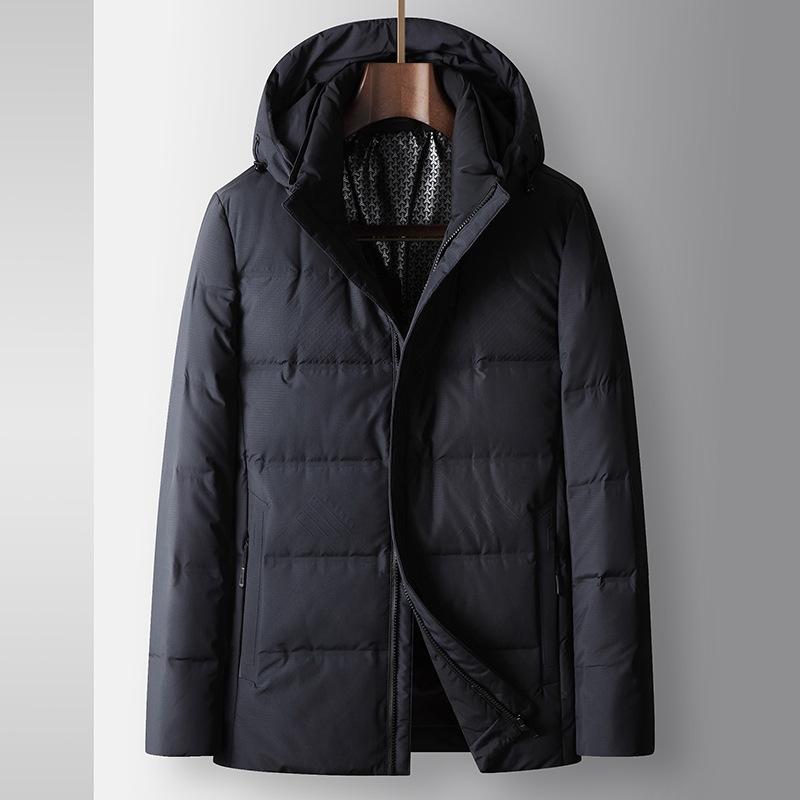 Autumn and Winter Removal Cap Down Warm Youth Business Thickened Down Cold-proof Trendy Jacket