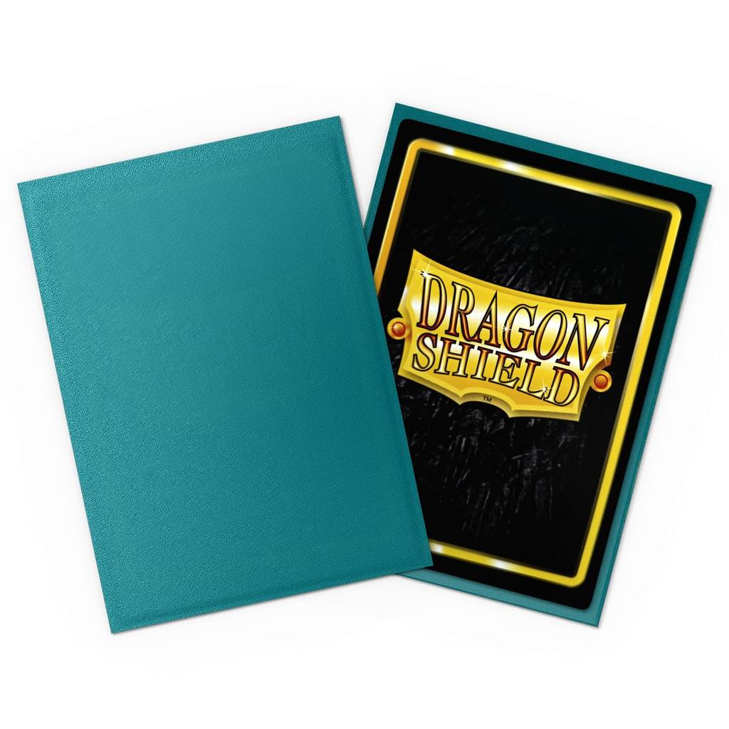 Arcane Tin Man Dragon Shield Standard Size Sleeves, (100 Sleeves) AT-11020 Matte/Petrol