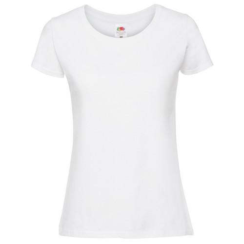 Fruit of the Loom Womens/Ladies Iconic 195 Plain T-Shirt