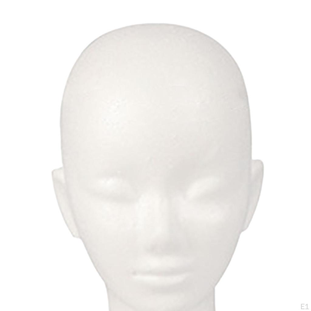 Mannequin Hoofd Brillen Hoed Display Witte Mannequin Pruik Haardeel Standaard voor Haardelen