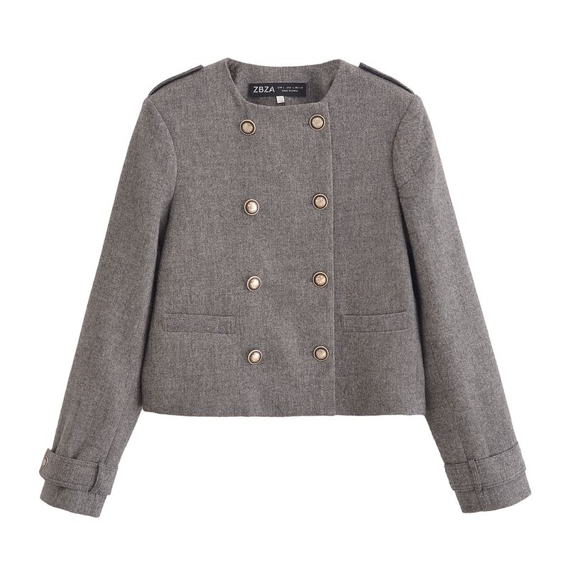 Kaslead New Arrival Women's Fashion Style Decorated Row Button Blended Outwear Skirt 0034250 0034251